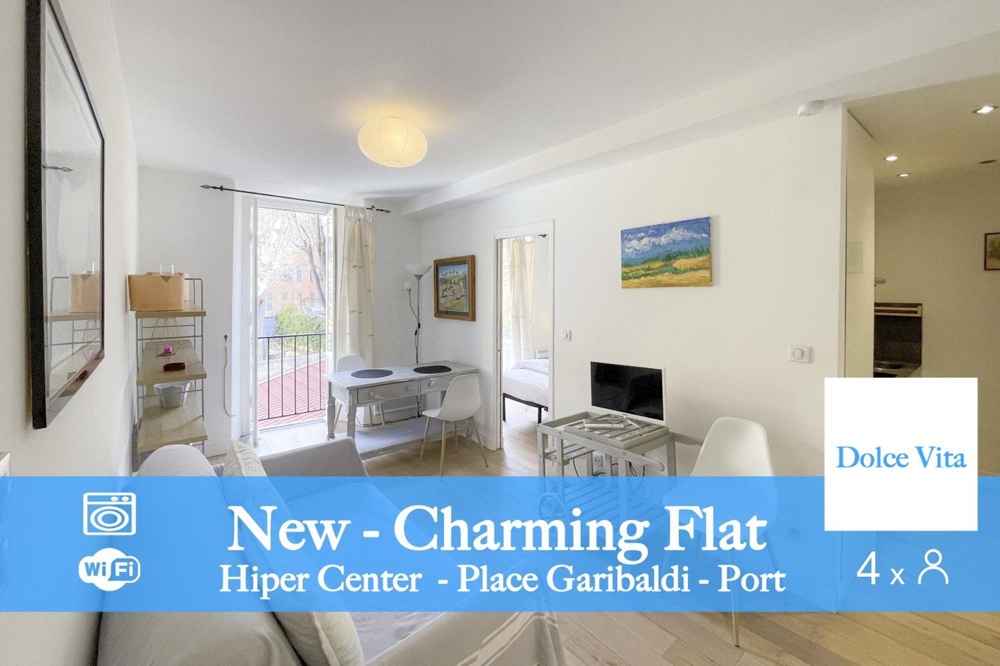 Cassini 4 Pers Super Centrale Wifi Apartment Nice Bagian luar foto